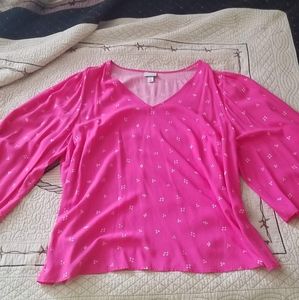 Ava & Viv pink top